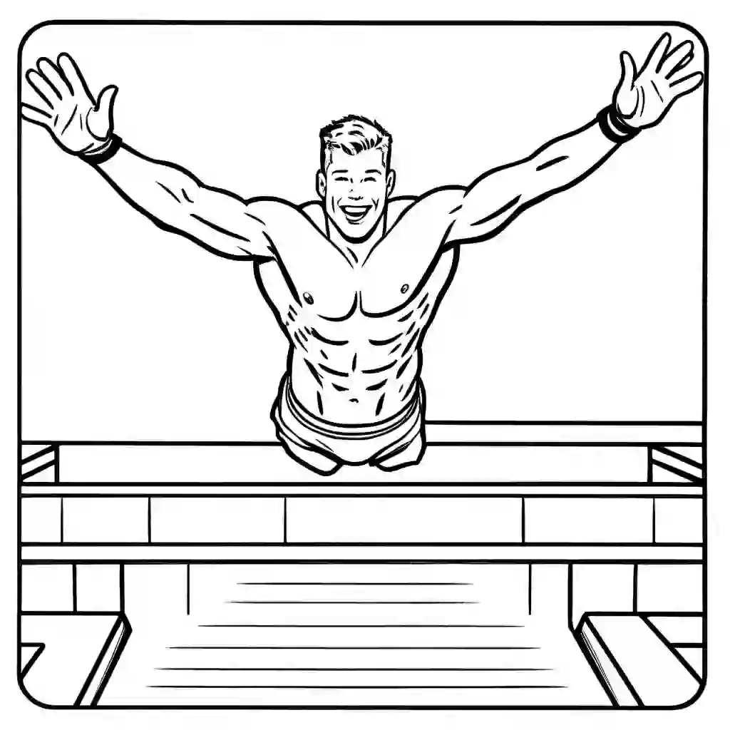 High Dive coloring pages